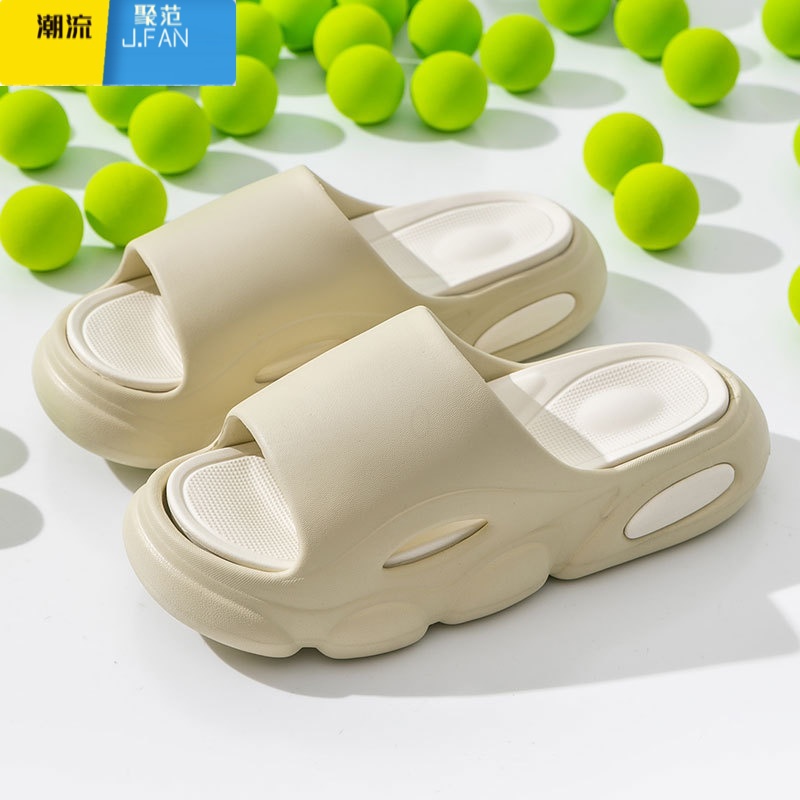 聚范男士增高厚底拖鞋夏季超软踩屎感时尚百搭情侣凉拖鞋可外穿网红女