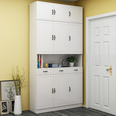 定制欧式鞋柜家用大容量多功能收纳简约现代门口阳台储物玄关门厅柜