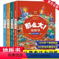 那么大!地板书[全套4册] [正版]全套4册 那么大地板书 漫步大中国/畅游七大洲/美丽的中国城市/多彩的世界城市 超大