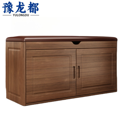 豫龙都实木鞋柜3层1m个