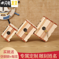 三维工匠儿童存钱罐密码箱大容量只进不出创意储钱罐存钱箱抖音网红储蓄罐 花木小号不带雕刻(送锁送贴画)