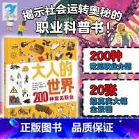 大人的世界:200种常见职业 [正版]大人的世界200种常见职业 20张超真实大幅全景图 200种常见职业介绍 职业科普