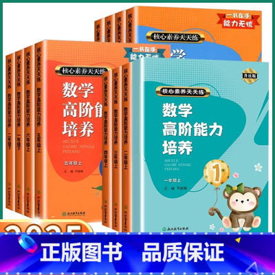 数学高阶能力培养 一年级下 [正版]2025新版数学高阶能力培养一年级二年级三年级四年级五年级六年级上册下册人教版升级版
