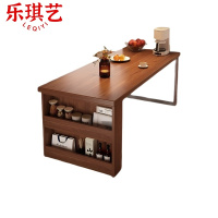 乐琪艺 实木餐桌 胡桃色 160*60*75cm 张