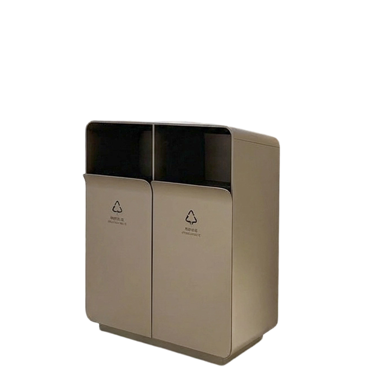 斯赞 不锈钢两分类垃圾桶 66*37*78cm 个