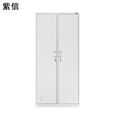 紫信 两门更衣柜员工柜储物柜 1850*900*500mm 个