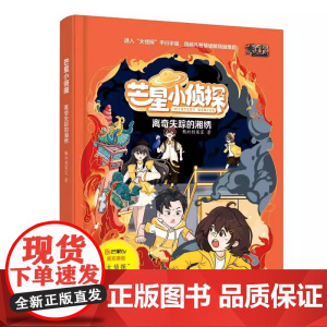 芒星小侦探 离奇失踪的湘绣 7-14岁少儿科普悬疑推理随书附赠探索笔记本+线索卡+明信片+手绘打卡地图 芒果TV大侦探