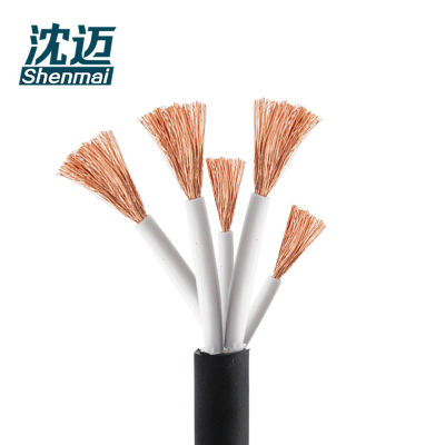 沈迈 铜芯软电线 TRVV-3*6+2*4平方(100米)捆