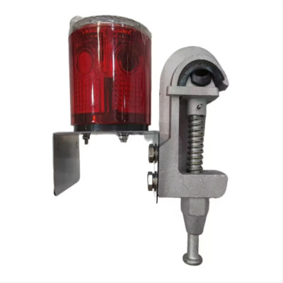 鼎鑫实业 DXSY-031单头太阳能警示灯 标志灯 (计价单位:盏) 红色