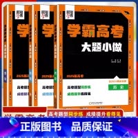 历史 高中通用 [正版]2025版经纶学霸高考大题小做政治地理历史高考题型同步练含2024年高考真题组合训练专项练习高一
