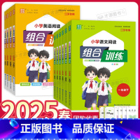 语文+英语阅读组合训练[2本装·江苏专用] 三年级下 [正版]2025春通成学典小学英语阅读组合训练语文阅读与写作组合训