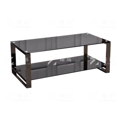 臻远 ZY4121114 玻璃茶几 长1200*宽600*高450mm 单位:1张