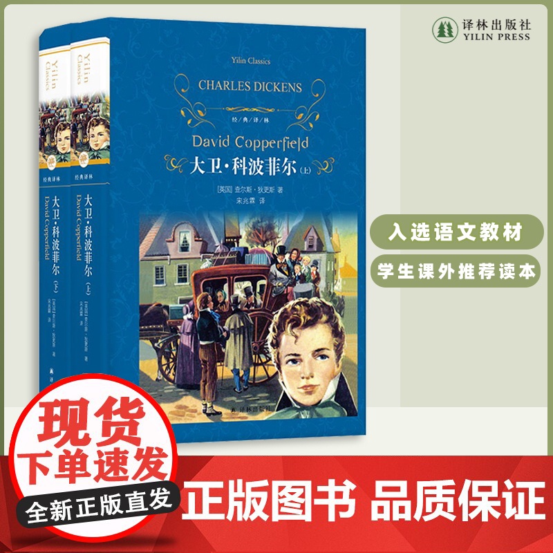 [经典译林]大卫科波菲尔(精装上下册套装)狄更斯代表作 中学生课外寒暑假阅读书籍正版文学名著 译林出版社