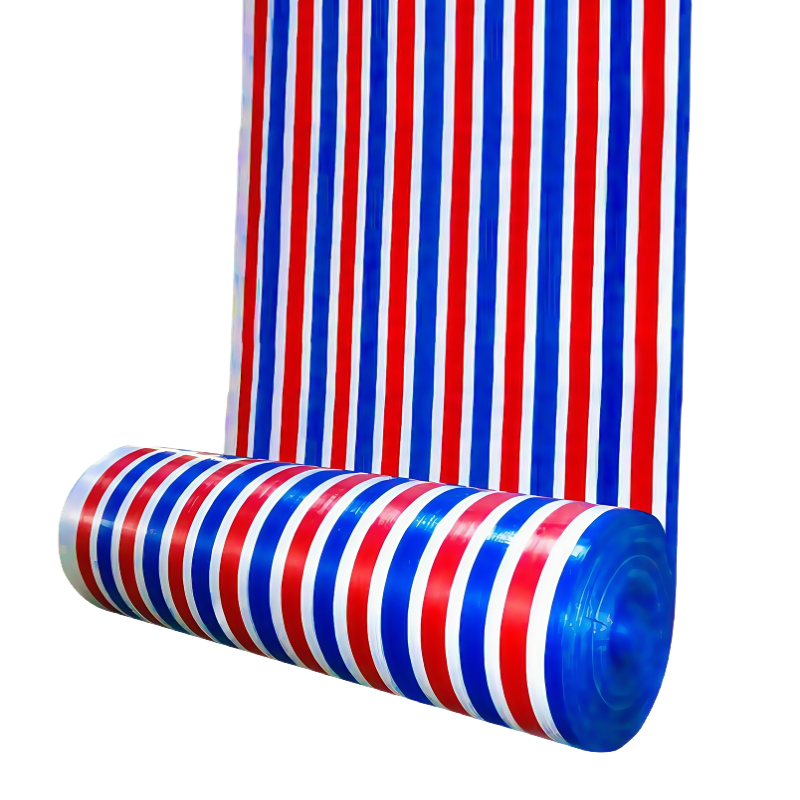 XD JX.XINGDIAN 双面覆膜彩条布 加厚 2*50米 /卷