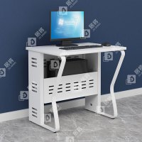 居将 钢架电脑桌培训桌机房电脑桌学习桌课桌 单人位E款