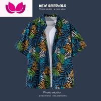 七斓短袖花衬衫海南岛服沙滩服三亚夏威风泰国旅游男情侣休闲宽松外套