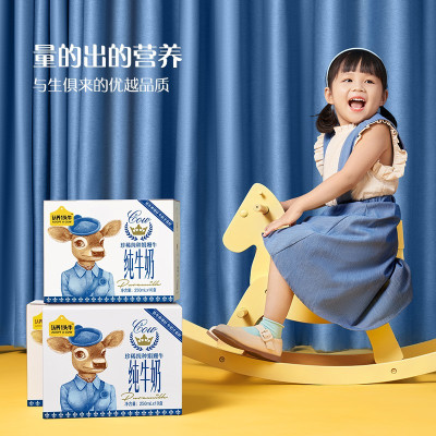 认养一头牛 娟姗奶梦幻盖250ml*10入2提装