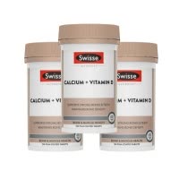 3瓶装 | Swisse钙片加维生素D片150片/瓶装 香港/保税随机发