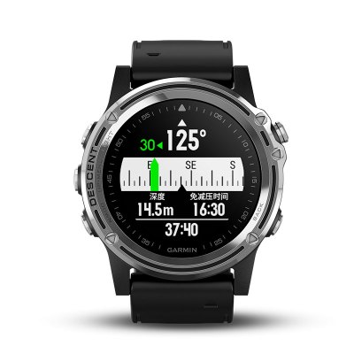 Garmin佳明DescentMk1户外彩屏潜水电脑专业运动多功能智能手表电子表男女黑色
