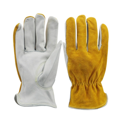 铁洋 电焊手套 牛青皮短款25CM 双