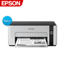 爱普生(EPSON)M1108黑白墨仓式打印机学生作业家用办公小型环保墨仓易加墨水联供黑白喷墨打印机文档文件打印 标配
