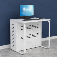 翌嘉 钢架电脑桌培训桌机房电脑桌学习桌课桌 单人位D款