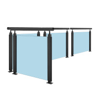 阳台围栏玻璃护栏 定制