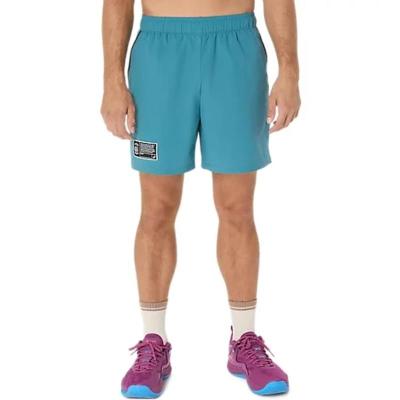 Asics/亚瑟士男士高尔夫运动裤海岛蓝弹性聚酯纤维透气舒适训练裤