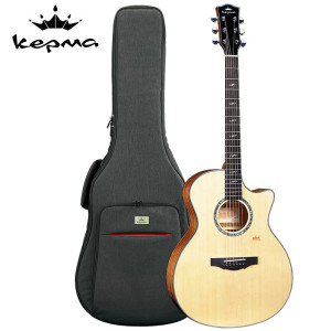 kepma卡普马F2S-GA云杉单板吉他 升级考级款民谣吉它 原木色41英寸