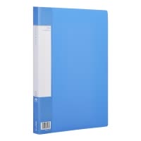 齐心 PF40AK A4 40袋 超省钱资料册 蓝