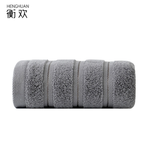衡欢(HENGHUAN)全棉加厚新疆棉高品质毛巾 RZ-MJ08/条(灰色/35*75cm)