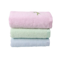 天琴毛巾礼盒32*70*2条柔软舒适天琴素色TQ-Y83(颜色随机)