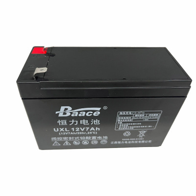 BAACE恒力铅酸蓄电池UXL12V7Ah(含配件卸货)块