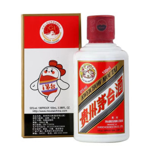 贵州茅台酒 飞天酒 i茅台小可爱礼盒 100ml 酱香型白酒 礼盒装