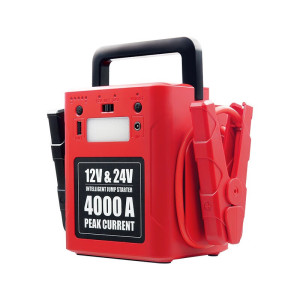 酷莱普汽车应急启动电源12V24V充电器柴汽双启大货车卡车户外移动电池救援打火搭电宝 F39 黑色