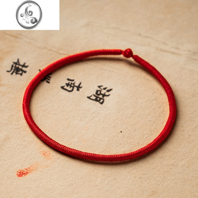 JiMi藏式九乘金刚结红绳手绳男女情侣手工编织幸运简约手链