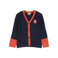 高田贤三(Kenzo)男童长袖针织开衫舒适保暖运动休闲百搭套头衫外