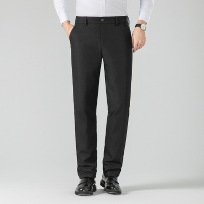 秋冬新款85白鸭绒休闲裤男士商务直筒羽绒男裤子防寒保暖裤男长裤