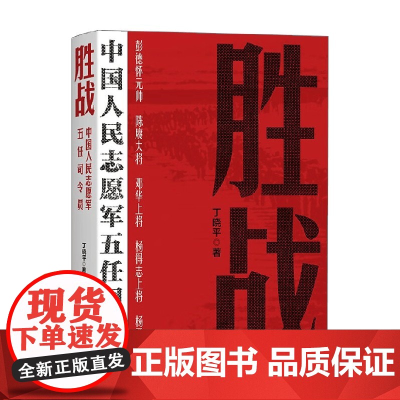 胜战 中国人民志愿军五任司令员 丁晓平 著 军事