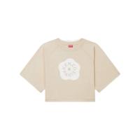 高田贤三(Kenzo)女运动短袖T恤圆领百搭舒适棉质休闲套头衫
