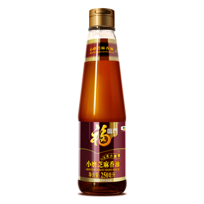 福临门调味品一级小磨芝麻香油250mL水代法中粮出品250ml
