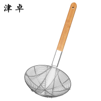 津卓 不锈钢漏勺笊篱 26cm 个