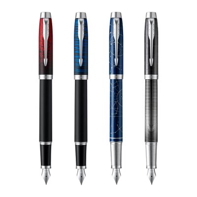 派克PARKER钢笔新款IM系列特别版墨水笔学生商务办公文具用品可吸墨可替换墨囊0.5mm金属不锈钢F笔尖限量版