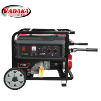 VADAKA汽油发电机组工厂家用便捷式小型工业级应急8KW-380v手启动台