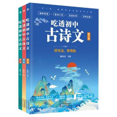 正版新书]吃透初中古诗文(共3册)鲍亚民著9787201175263