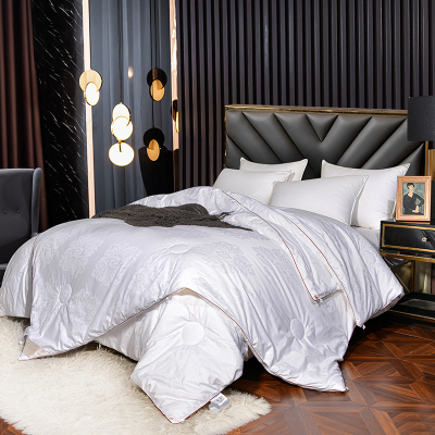 蚕丝被100%双宫桑蚕长丝被纯手工可定制白色2.0*2.3m白色2.0*2.3m