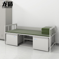 龙盾加厚单人床宿舍铁架床单层床长2000*宽900*高810mm