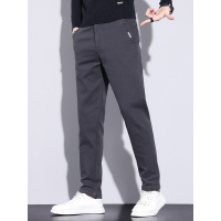 轻奢高档男裤春秋时尚百搭修身长裤男士新款舒适透气男款休闲裤子