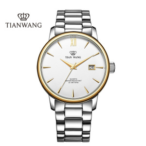 天王表(TIANWANG)石英表 简约休闲男表正品钢带手表防水男士腕表3996