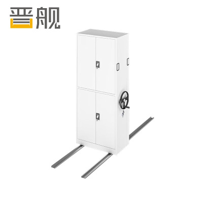 晋舰手动密集架钢制移动柜档案柜轨道手摇式密集资料柜 一列一组/立方